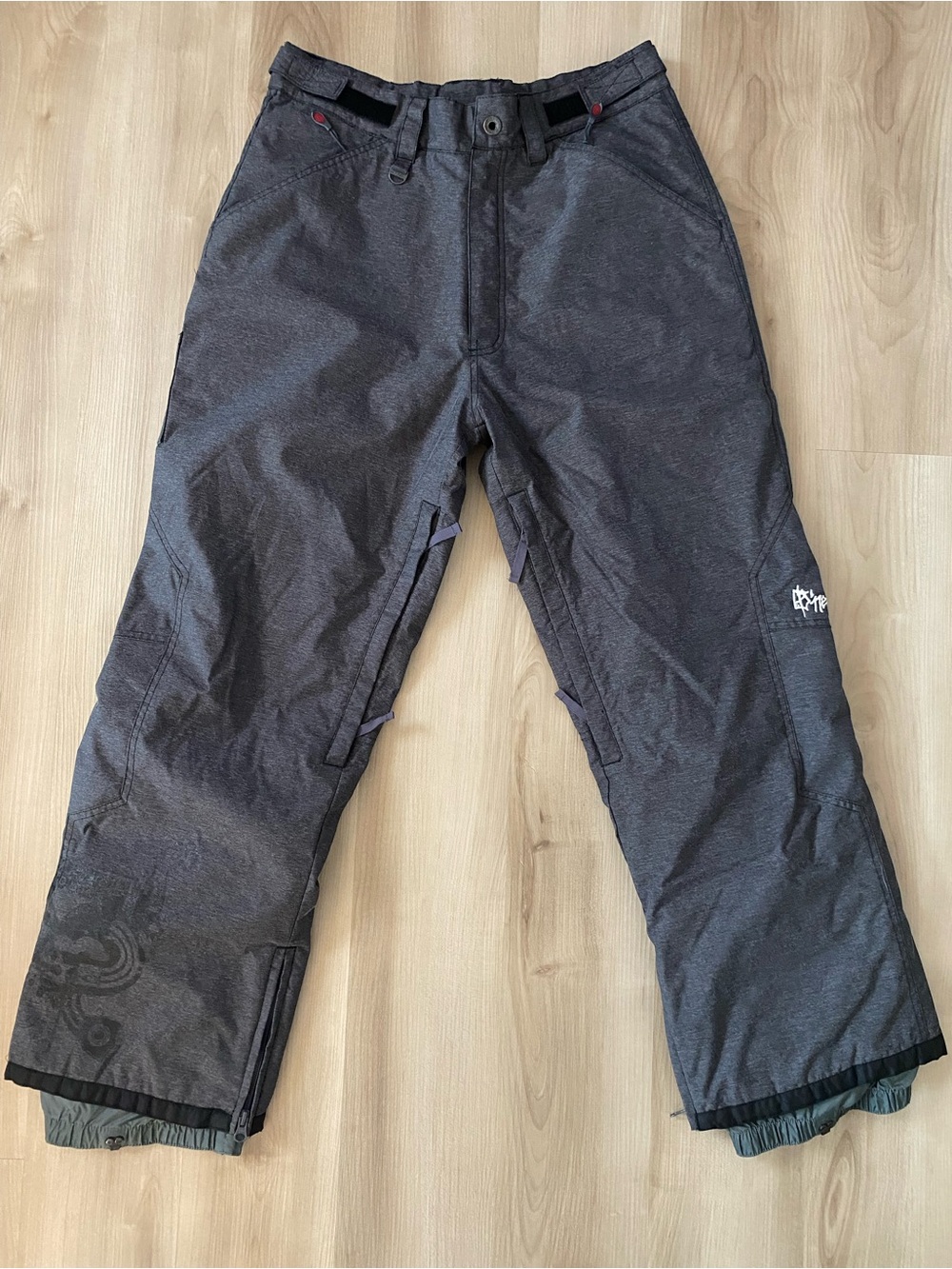 O'NEILL Freedom Series Charcoal Gray Insulated Ski Snowboard Pants | Size Medium